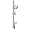 Гарнитур душевой 800 мм с мыльницей и лейкой PK-025-Chrome SB-75S  Elghansa