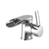 Смеситель для умывальника монолитный, каскадный, хром LM3246C Lemark