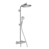 Душевая система для душа с термостатом Crometta S 240 1jet Showerpipe, EcoSmart, 9 л/мин, 27268000