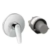 Набор с однорычажным смесителем Novus для душа, скрытый монтаж, хром HANSGROHE 71068000