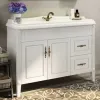 Тумба-умывальник Палермо-120 белая с раковиной COMFORTY