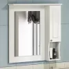 Зеркало-шкаф "Палермо-80" белый COMFORTY