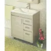 Тумба-умывальник Марио-75 сосна лоредо с раковиной Quadro 75