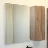 Зеркало-шкаф Порто-90 дуб темно-коричневый 00-00009232 Comforty