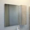 Зеркало-шкаф Порто-90 дуб дымчатый 00-00009443 Comforty