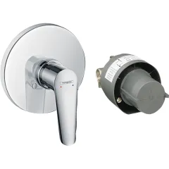 Смеситель Logis Eдля душа, однорычажный, (внешняя+скрытая часть), HG 71608000