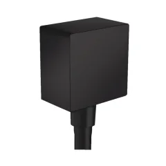 Шланговое подсоединение FixFit Square с клап обрат тока, мат. Черн, 26455670