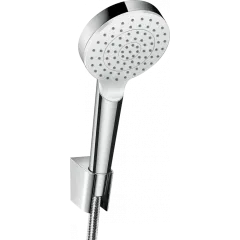 Душевой набор Crometta 1jet EcoSmart 9 л/мин, шланг 125 см, бел/ хром, HG 26568400