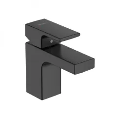 Смеситель Vernis Shape для раковины 70, слив.гарн, мат. черн., 71560670
