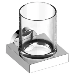 Держатель стакана в комплекте с хрустальным стаканом, хром Edition 90 19050019000