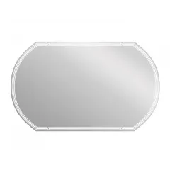 Зеркало LED 090 design 100x60 с подсветкой с антизапотеванием овальное KN-LU-LED090*100-d-Os