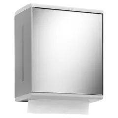 Дозатор бумажных полотенец, зеркальная дверь, справа, алюминий/белый Collection Moll 12785010200