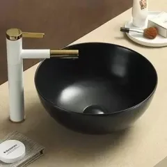 Раковина  107 MB черная матовая