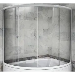 Стеклянная шторка на ванну Астория (матовая) 1-08-1-0-0-0191