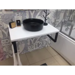 Столешница 28мм 500х600 Белый матовый Bergerplast