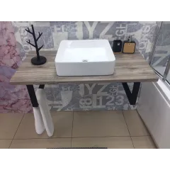 Столешница 28мм 500х600 Дуб амарон Bergerplast