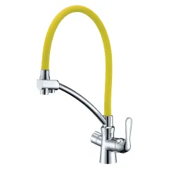 Смеситель для кухни с подключением к фильтру с питьевой водой Comfort LM3070C-Yellow Lemark