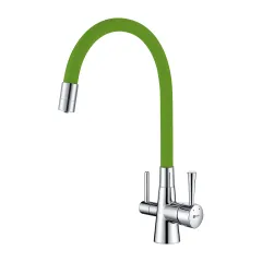 Смеситель для кухни с подключением к фильтру с питьевой водой Comfort LM3075C-Green Lemark