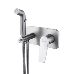 Смеситель с гигиеническим душем, встраиваемый Bronx LM3720GM Lemark
