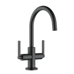 Смеситель для раковины NOVA FONTE PURISTIC черный 201183915 KLUDI