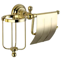 Держатель туалетной бумаги и освежителя воздуха PRAKTIC Gold PRK-360-Gold Elghansa