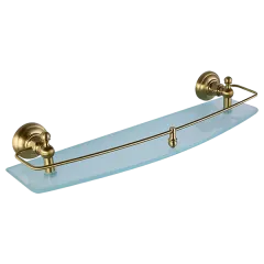 Полка для ванной 50 см, стекло PRK-550-Bronze Elghansa