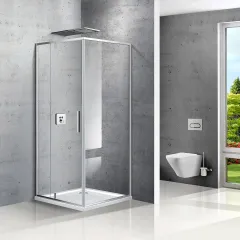 Душевой уголок Slim VPR-2SL9012CL-R, 1200*900, хром, стекло прозрачное, правый Vincea