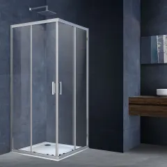 Душевой уголок Rapid VSS-3R80/90CL, (800-900)x(800-900), хром, стекло прозрачное Vincea