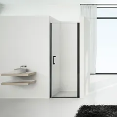 Душевая дверь Orta VPP-1O900CLB, 900, черный, стекло прозрачное Vincea