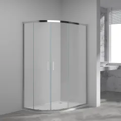 Душевой уголок Garda VSJ-1G129CL, 1200*900, хром, стекло прозрачное Vincea