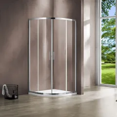 Душевой уголок Garda VSQ-1G800CL, 800*800, хром, стекло прозрачное Vincea