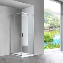 Душевой уголок Scala VSS-2SC8012CL, 1200*800, хром, стекло прозрачное Vincea
