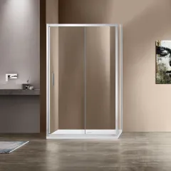 Душевой уголок Garda VSR-1G8015CL, 1500*800, хром, стекло прозрачное Vincea