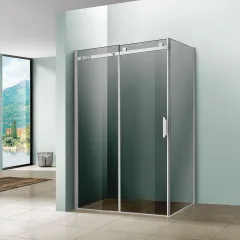 Душевой уголок Como VSR-1C9012CG, 1200*900, хром, стекло тонированное Vincea