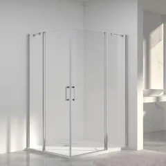 Душевой уголок Orta VSS-1O1010CL, 1000*1000, хром, стекло прозрачное Vincea
