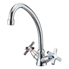 Смеситель для кухни с  поворотным изливом, хром Промоушен LM6050C Lemark