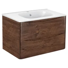 База под раковину Paola 800 подвесная, 2 выкатных ящика soft close, R.Wood VMC-2P800RW Vincea