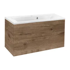 База под раковину Mia 900 подвесная, 2 выкатных ящика soft close, V.Oak VMC-2MA900VO Vincea