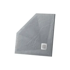 Поддон для душа из искусственного камня VST-4SP1010G, 1000*1000*25, серый Vincea