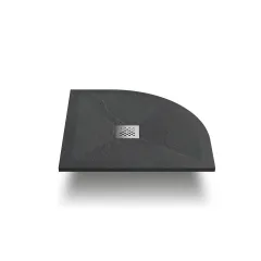 Поддон для душа из искусственного камня VST-4SQ9090A, 900*900*25, антрацит Vincea