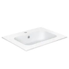 Раковина из искуственного камня, цвет белый VCB-2N600W Vincea