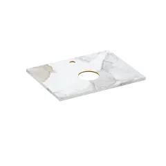 Столешница STONE из керамогранита Life 60x45x2 белый сатиновый 63858 Cersanit