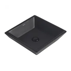 Раковина накладная Rechteck AC2214MB черная матовая Abber