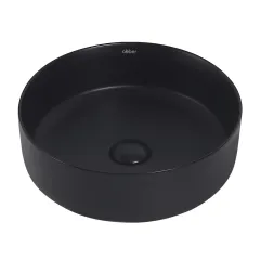 Раковина накладная Bequem AC2108MB черная матовая Abber