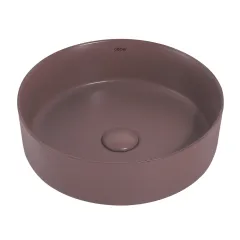 Раковина накладная Bequem AC2108MC коричневая матовая Abber