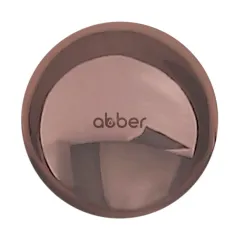 Накладка на слив для раковины AC0014RG розовое золото, керамика ABBER