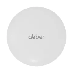 Накладка на слив для раковины AC0014MW белая матовая, керамика ABBER