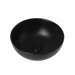 Раковина накладная Bequem AC2105MB черная матовая Abber
