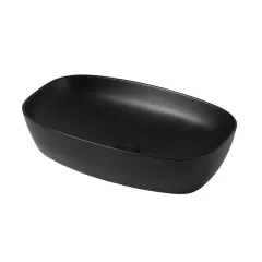 Раковина накладная Rechteck AC2206MB черная матовая Abber
