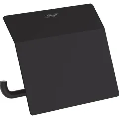 Бумагодержатель AddStoris матовый черный 41753670 HANSGROHE